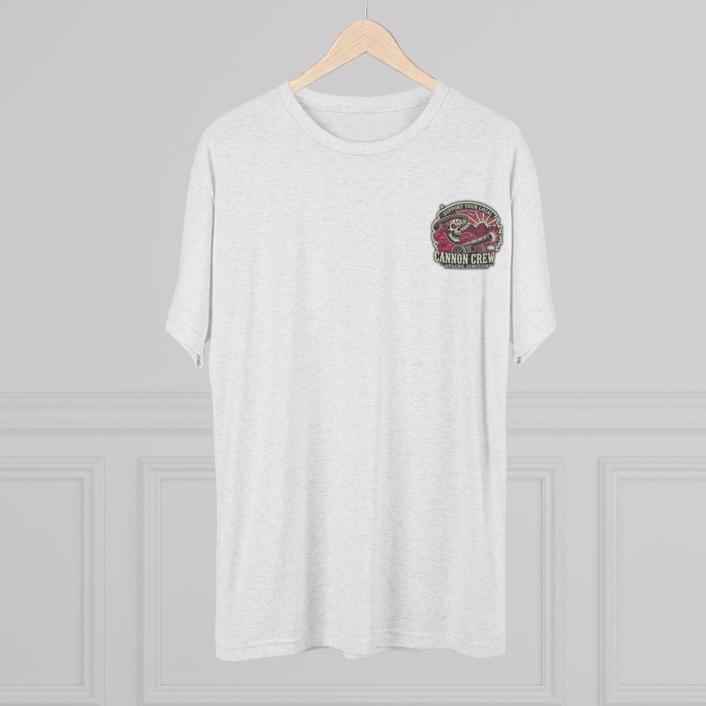 Support Your Local Cannon Crew - Apache Junction - Unisex Tri-Blend Crew Tee