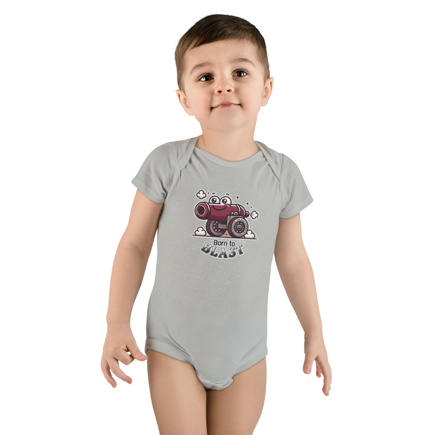 Maroon Cannon Baby Onesie
