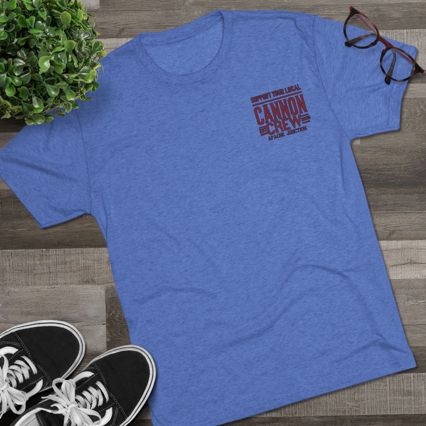 Ultra Soft Crew Tee - Support Cannon Crew Design