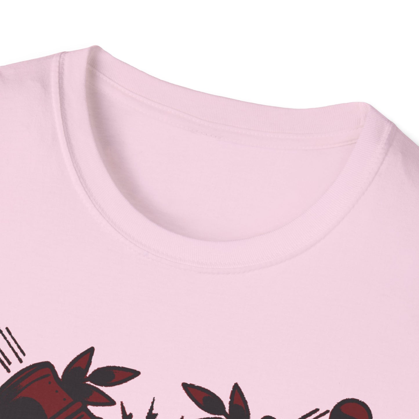 Maroon and Grey Soft T-Shirt - Support Design