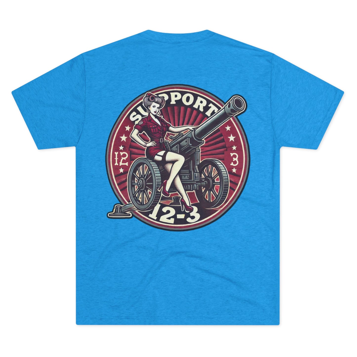 Ultra Soft Crew Tee - Cannon Pinup Design