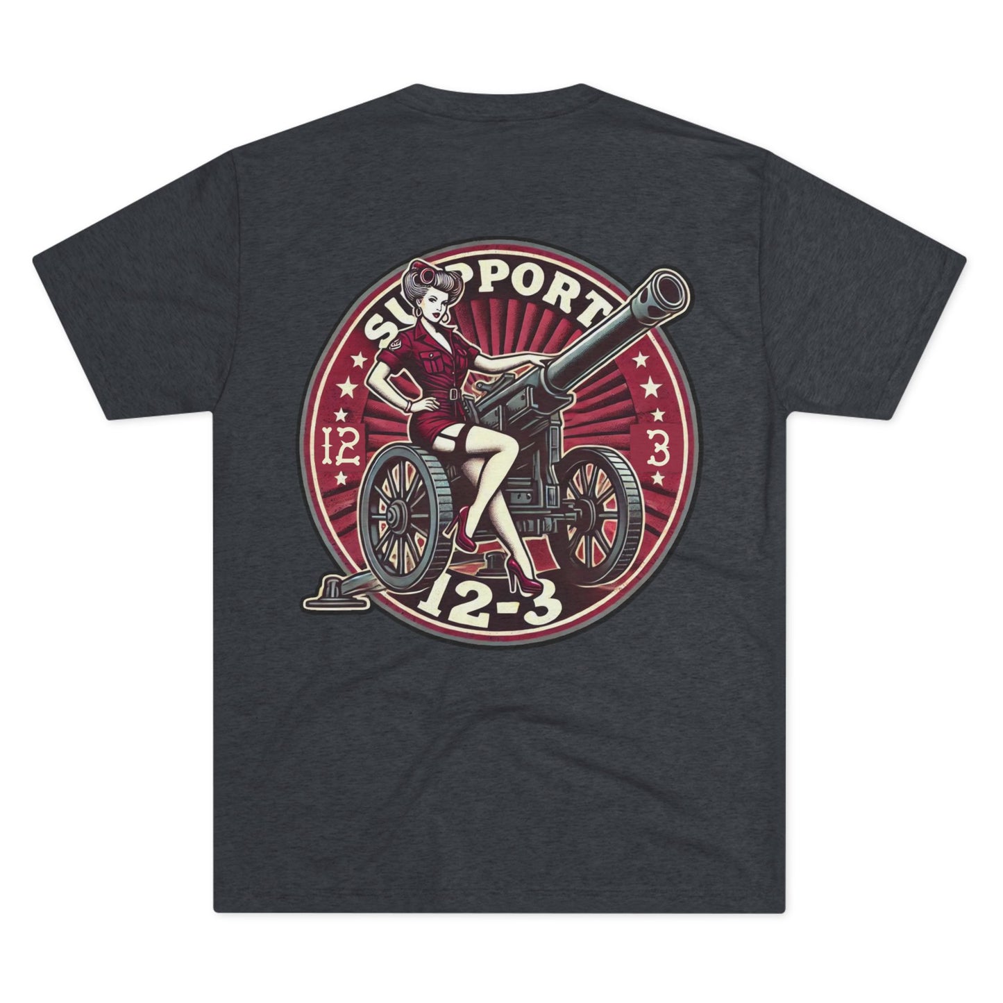 Ultra Soft Crew Tee - Cannon Pinup Design