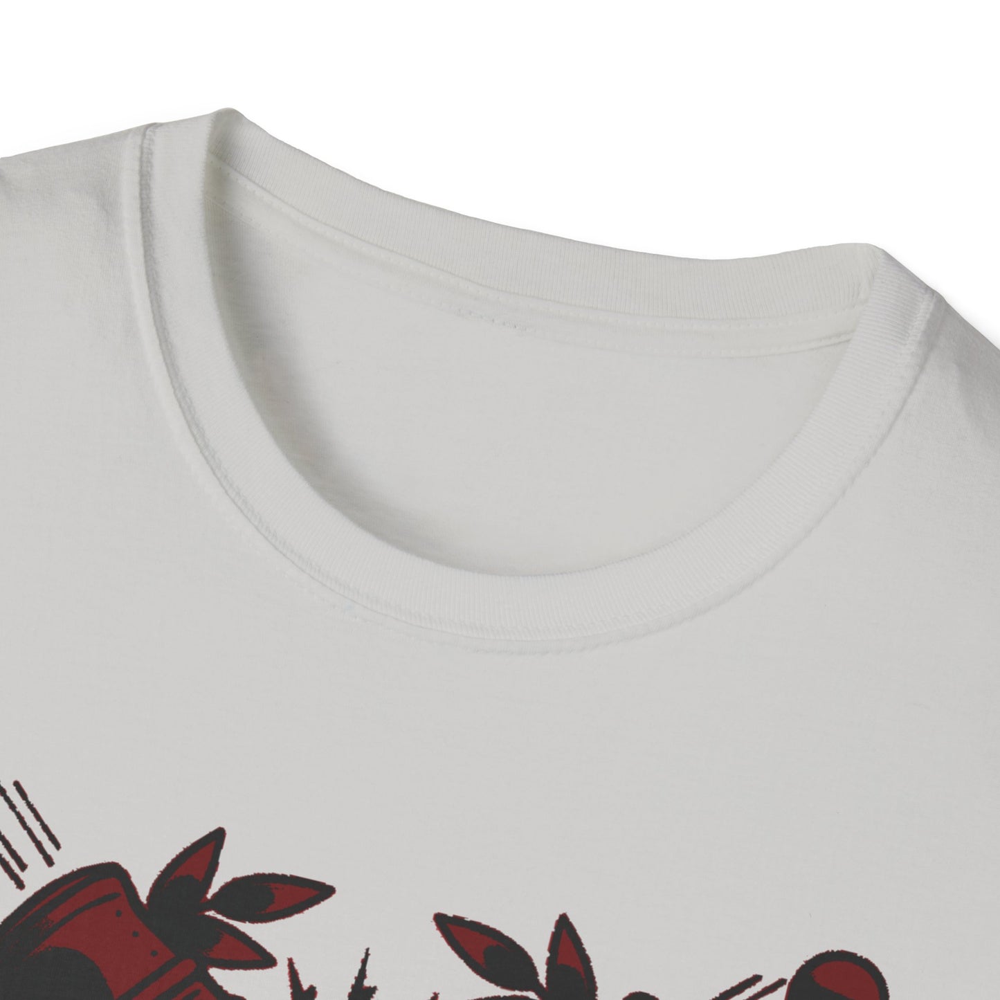 Maroon and Grey Soft T-Shirt - Support Design
