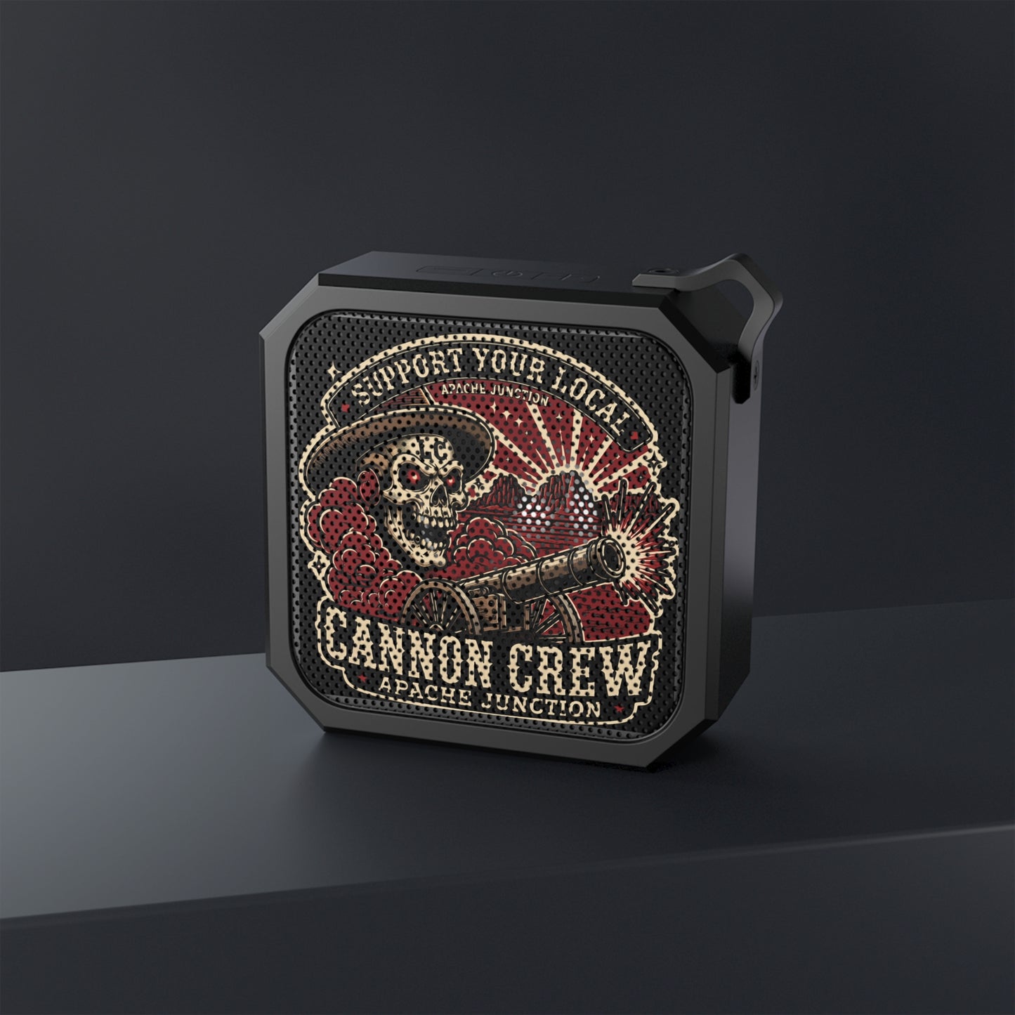 Bluetooth Speaker — 'Cannon Crew' Skull Outdoor Speaker (Support Your Local)