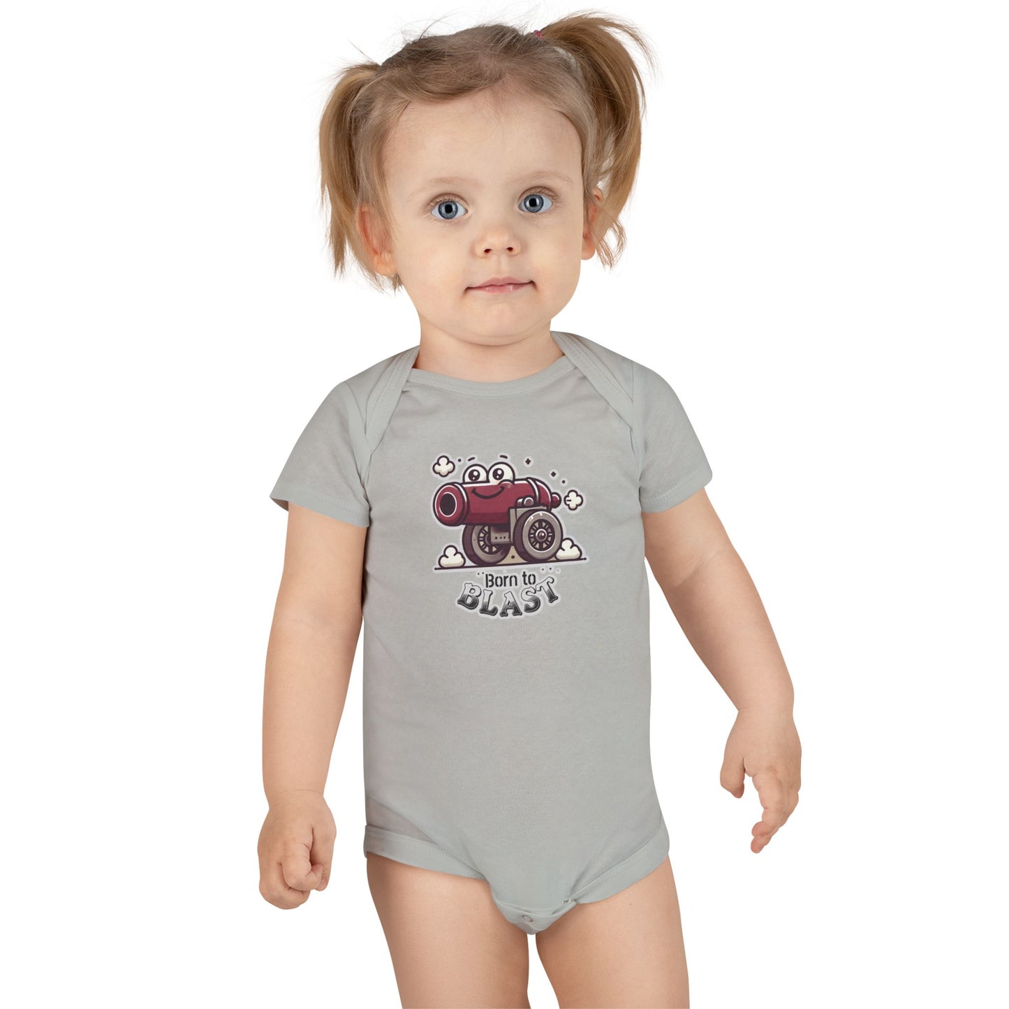 Maroon Cannon Baby Onesie