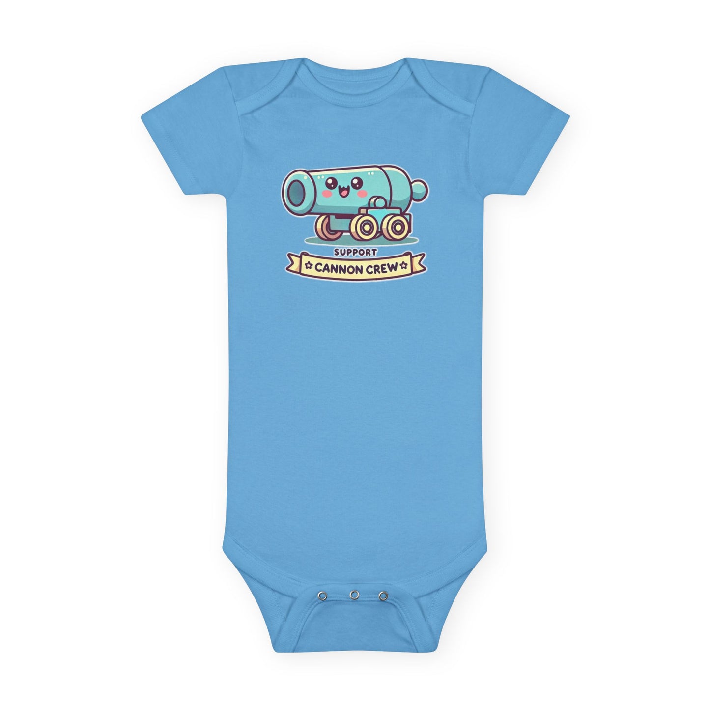 Blue Cannon Onesie