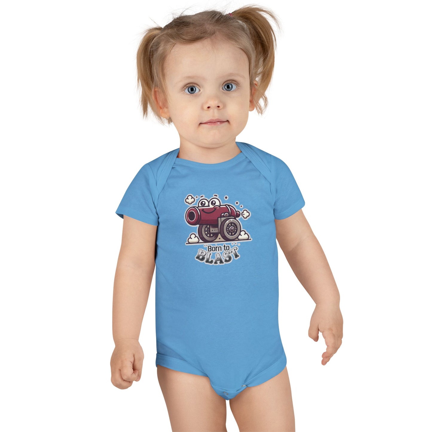 Maroon Cannon Baby Onesie
