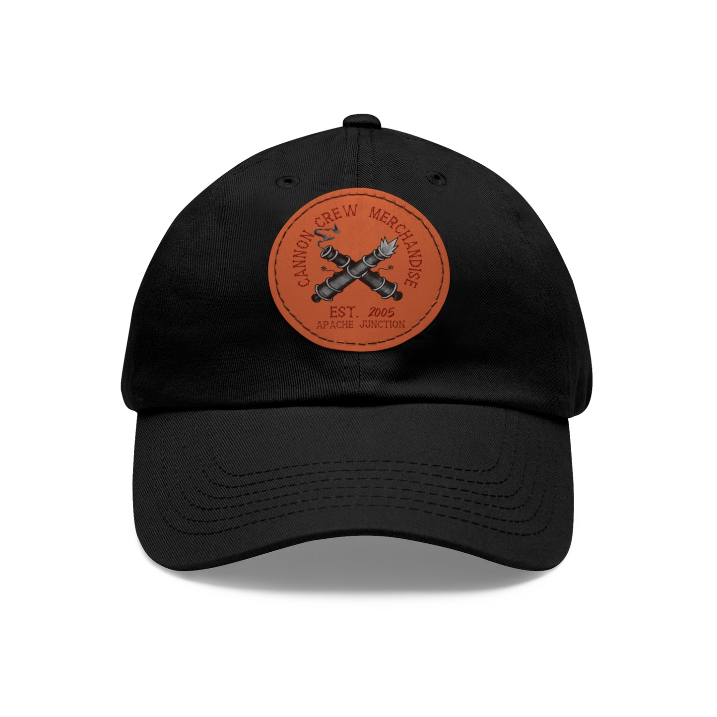 Cannon Crew Merchandise - Dad Hat with Leather Patch (Round)
