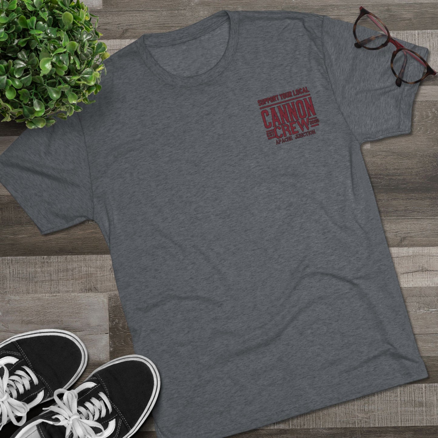 Ultra Soft Crew Tee - Support Cannon Crew Design