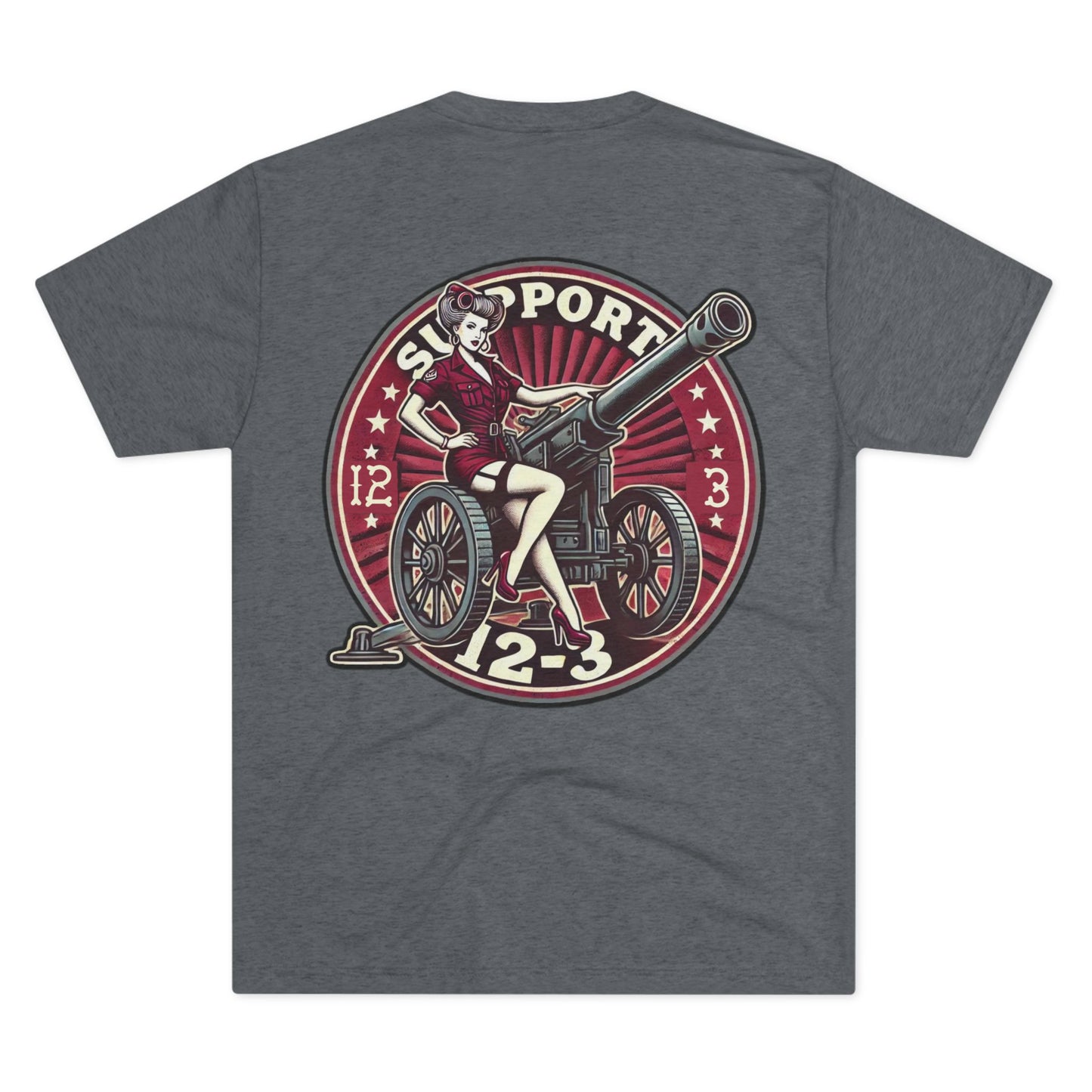Ultra Soft Crew Tee - Cannon Pinup Design