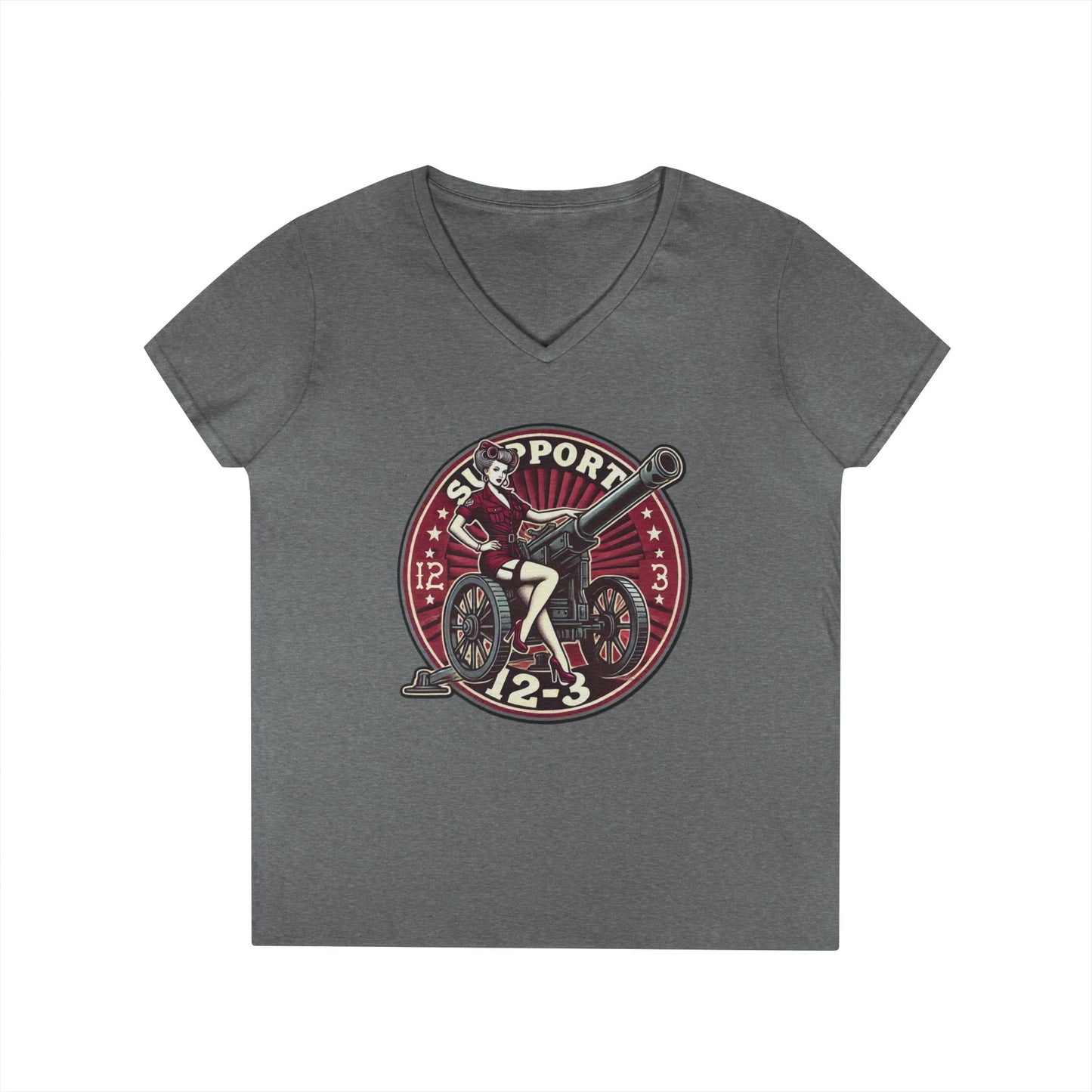 Ladies' 12-3 Cannette V-Neck T-Shirt