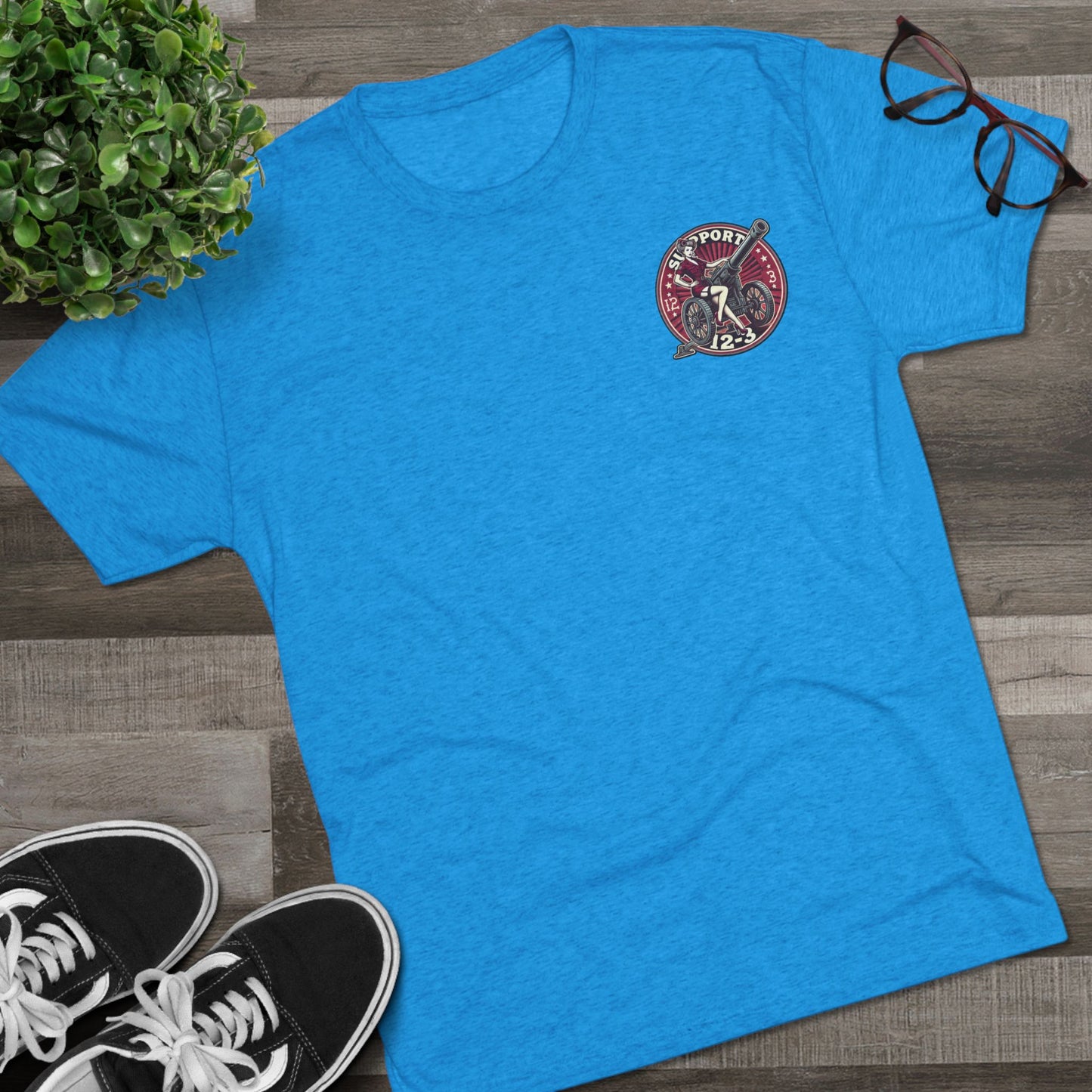 Ultra Soft Crew Tee - Cannon Pinup Design