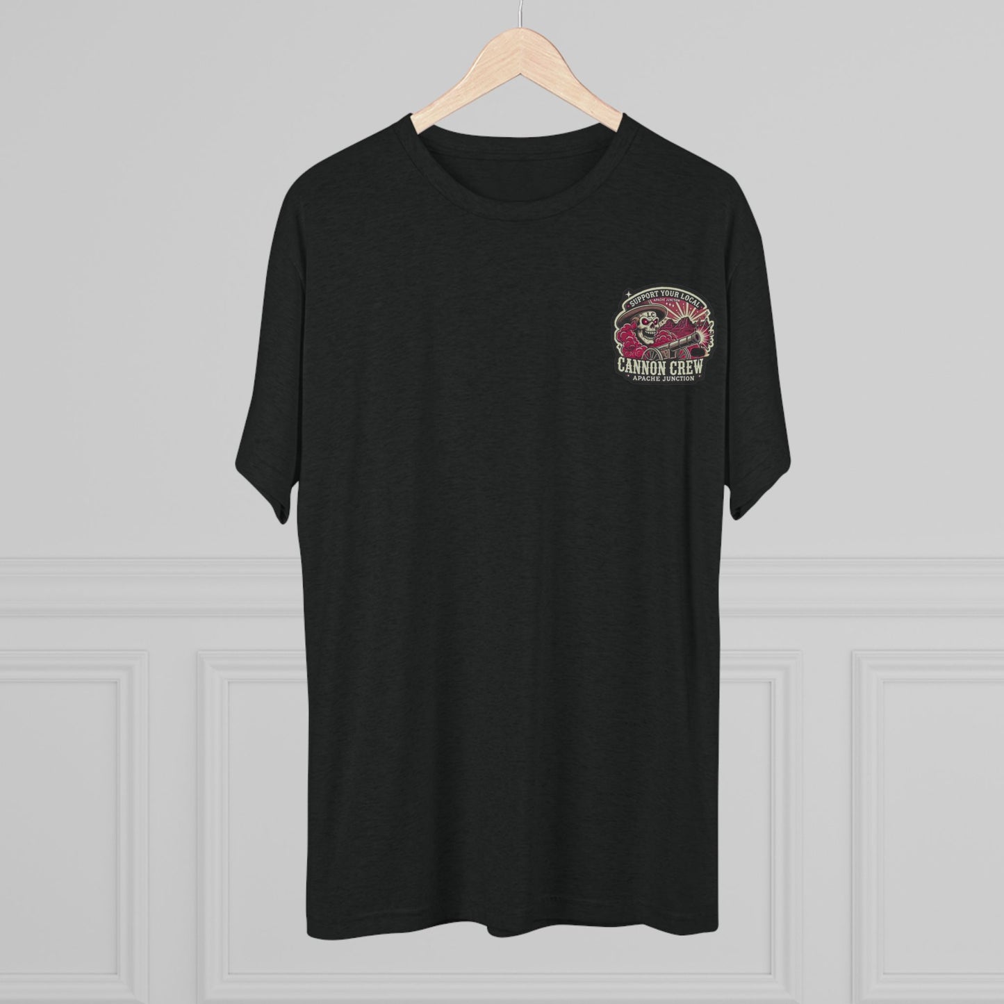 Support Your Local Cannon Crew - Apache Junction - Unisex Tri-Blend Crew Tee