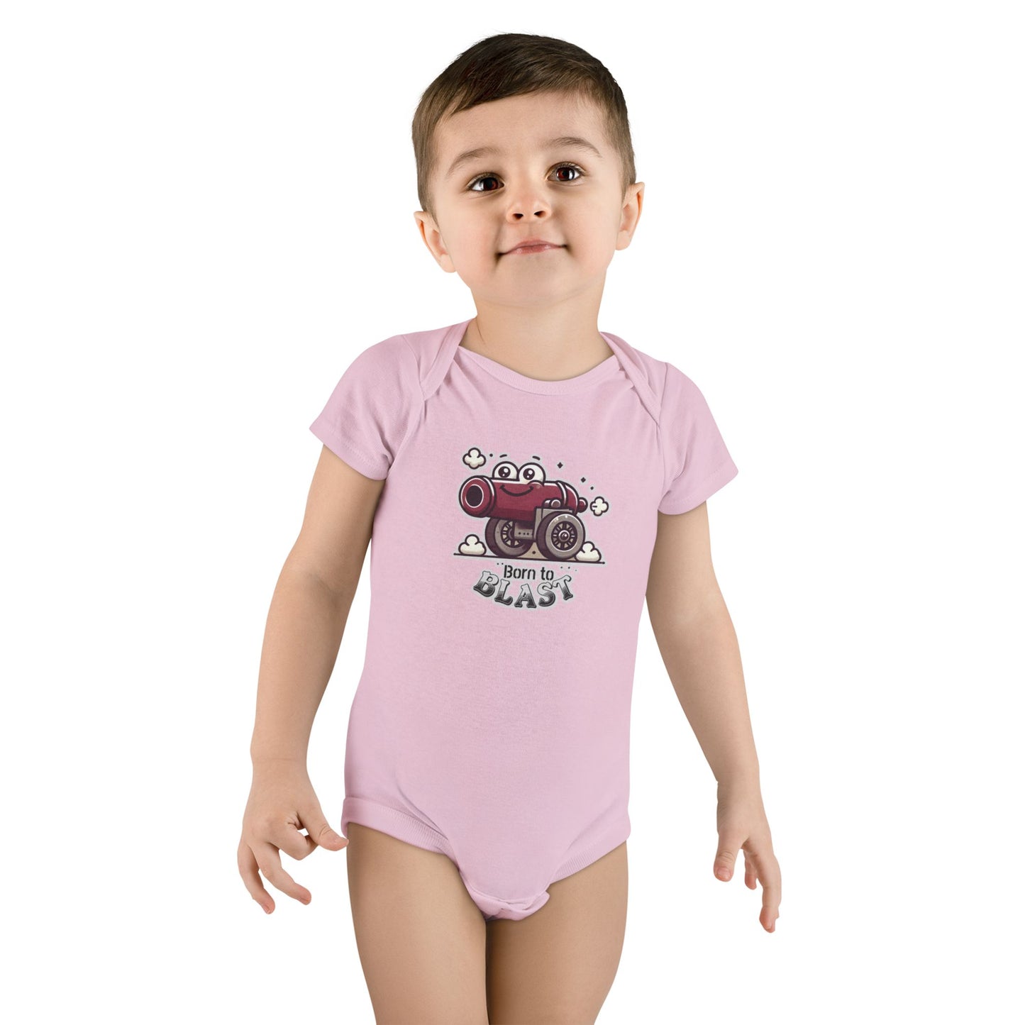Maroon Cannon Baby Onesie