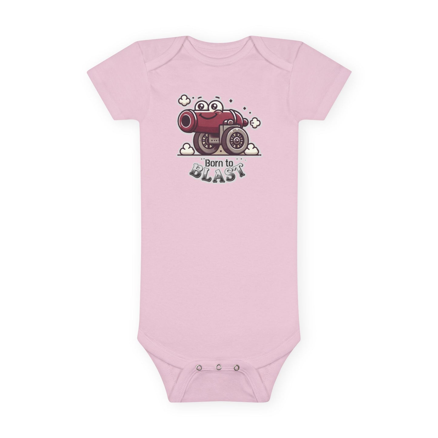 Maroon Cannon Baby Onesie
