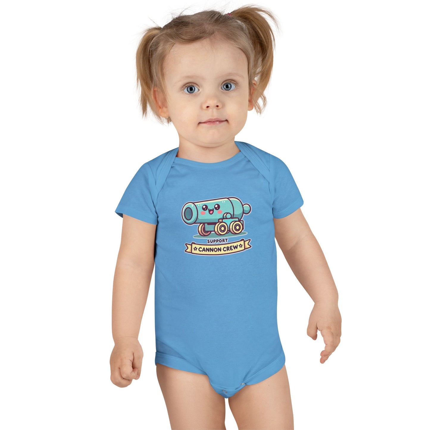 Blue Cannon Onesie
