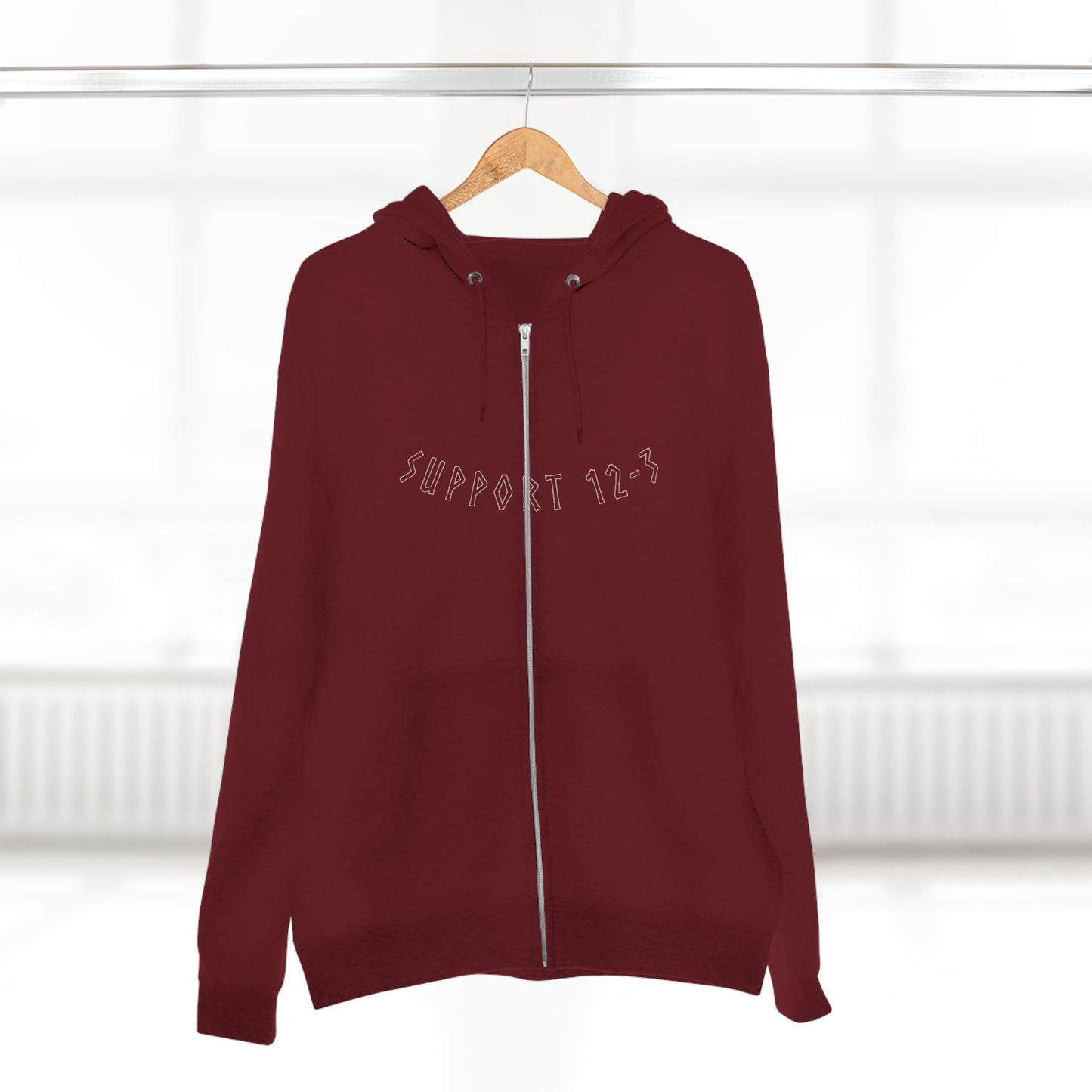 Zip Hoodie — "Support Your Local Cannon Crew" Retro Cannon Graphic
