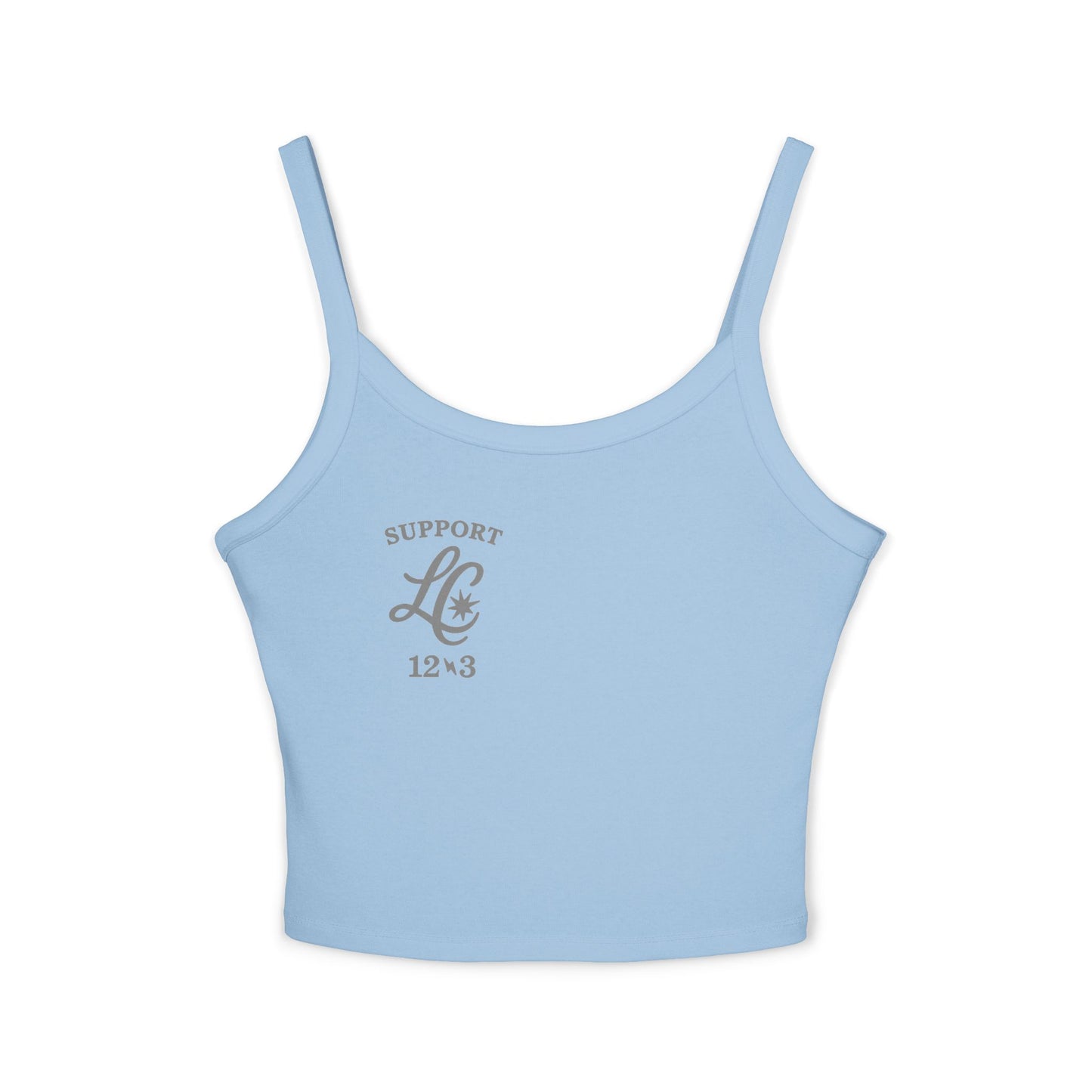 Support LC Women's Spaghetti Strap Tank Top - Casual and Trendy Summer Essential