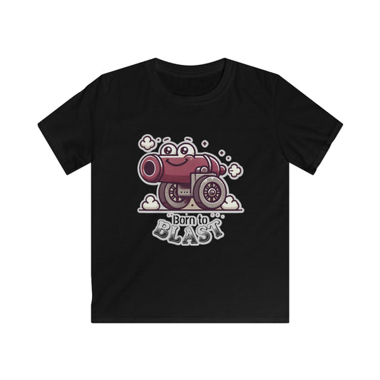 Maroon Cannon Kids Softstyle Tee