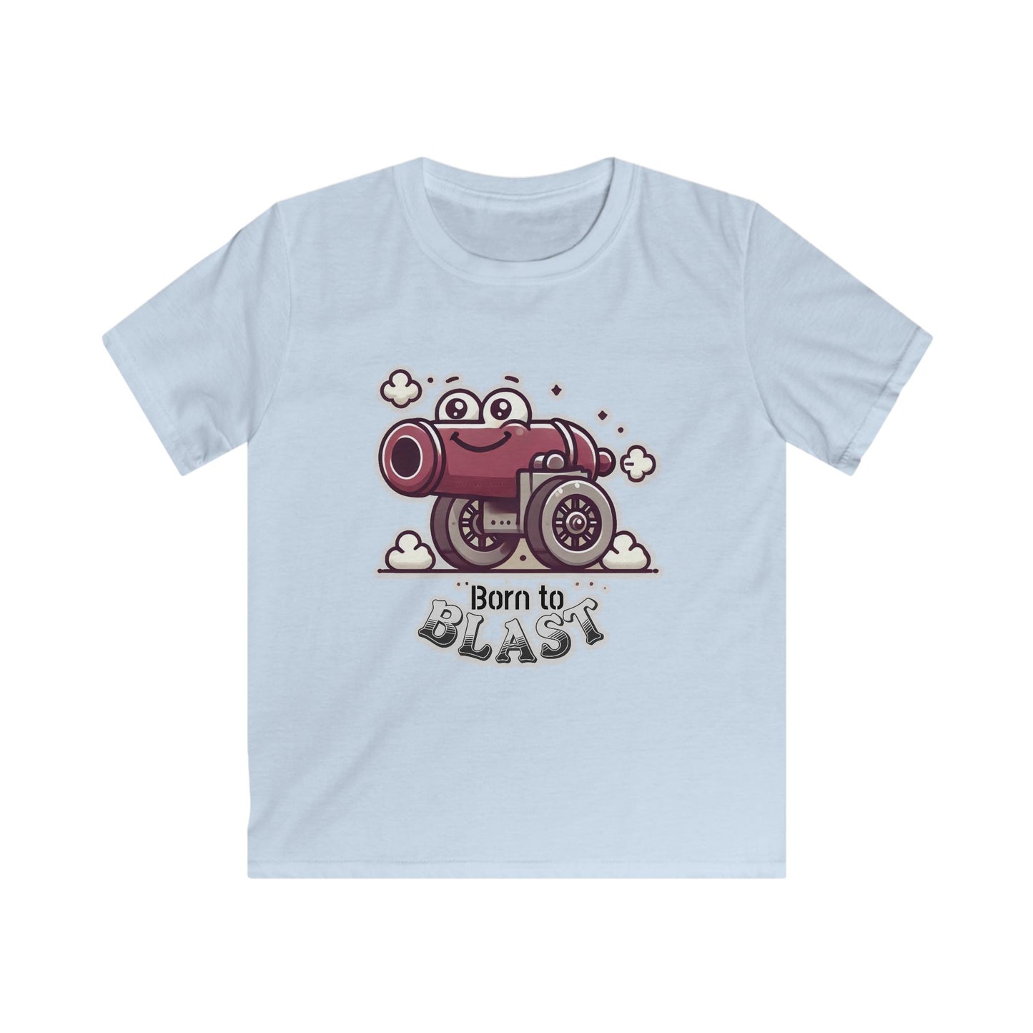 Maroon Cannon Kids Softstyle Tee