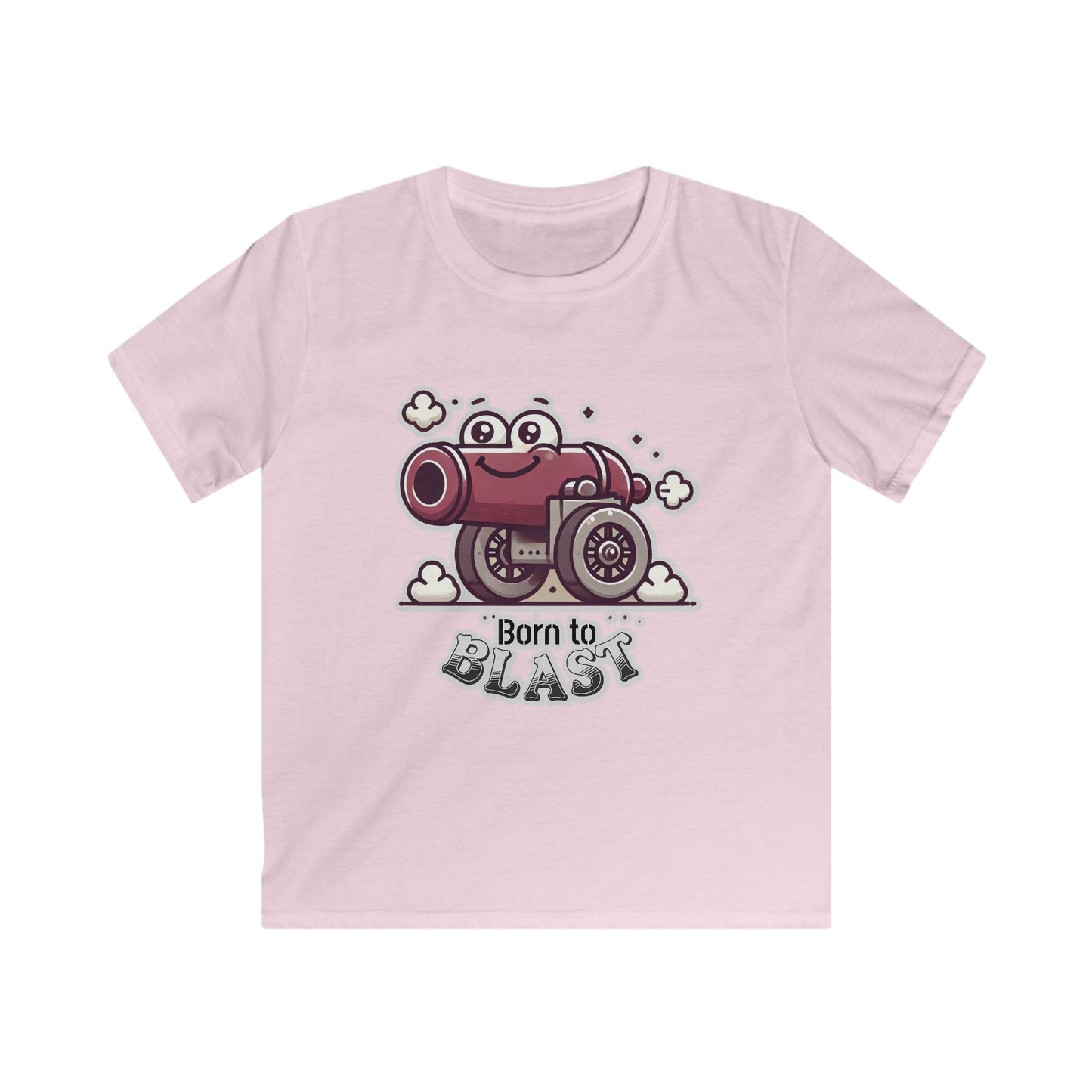 Maroon Cannon Kids Softstyle Tee