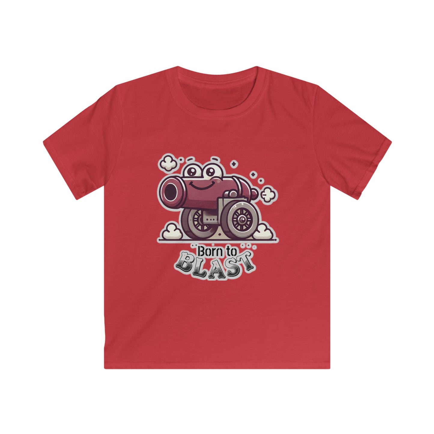 Maroon Cannon Kids Softstyle Tee