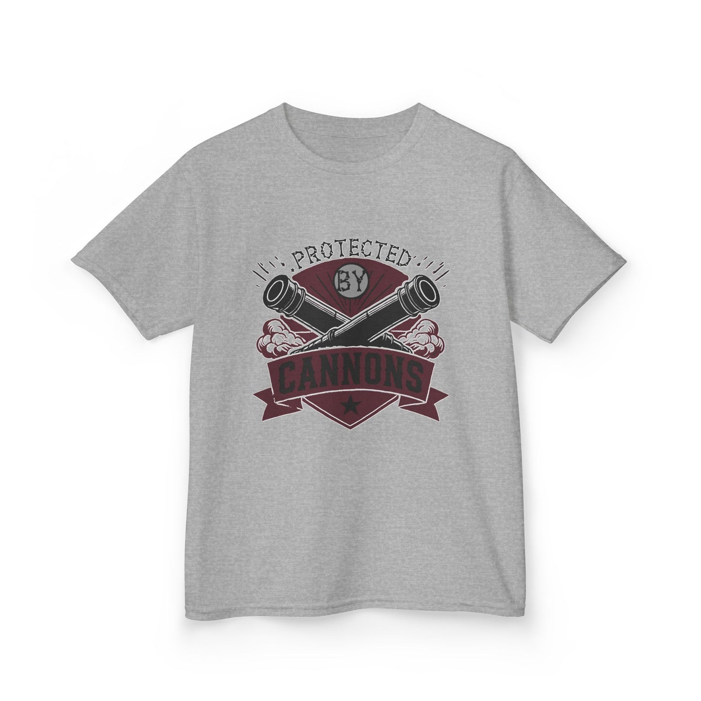 Kids Protected by Cannons Graphic Tee