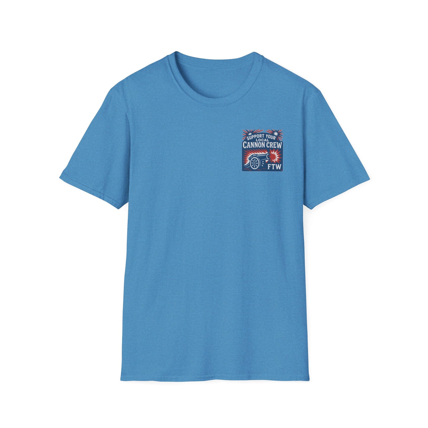 Support Your Local Cannon Crew Unisex Softstyle T-Shirt - Casual Graphic Tee for Events & Celebrations