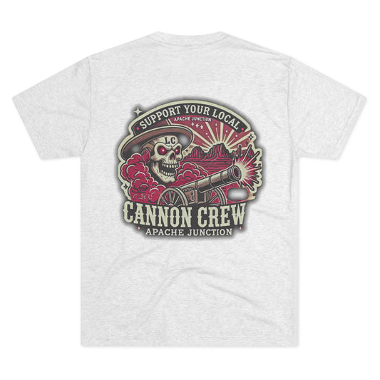 Support Your Local Cannon Crew - Apache Junction - Unisex Tri-Blend Crew Tee