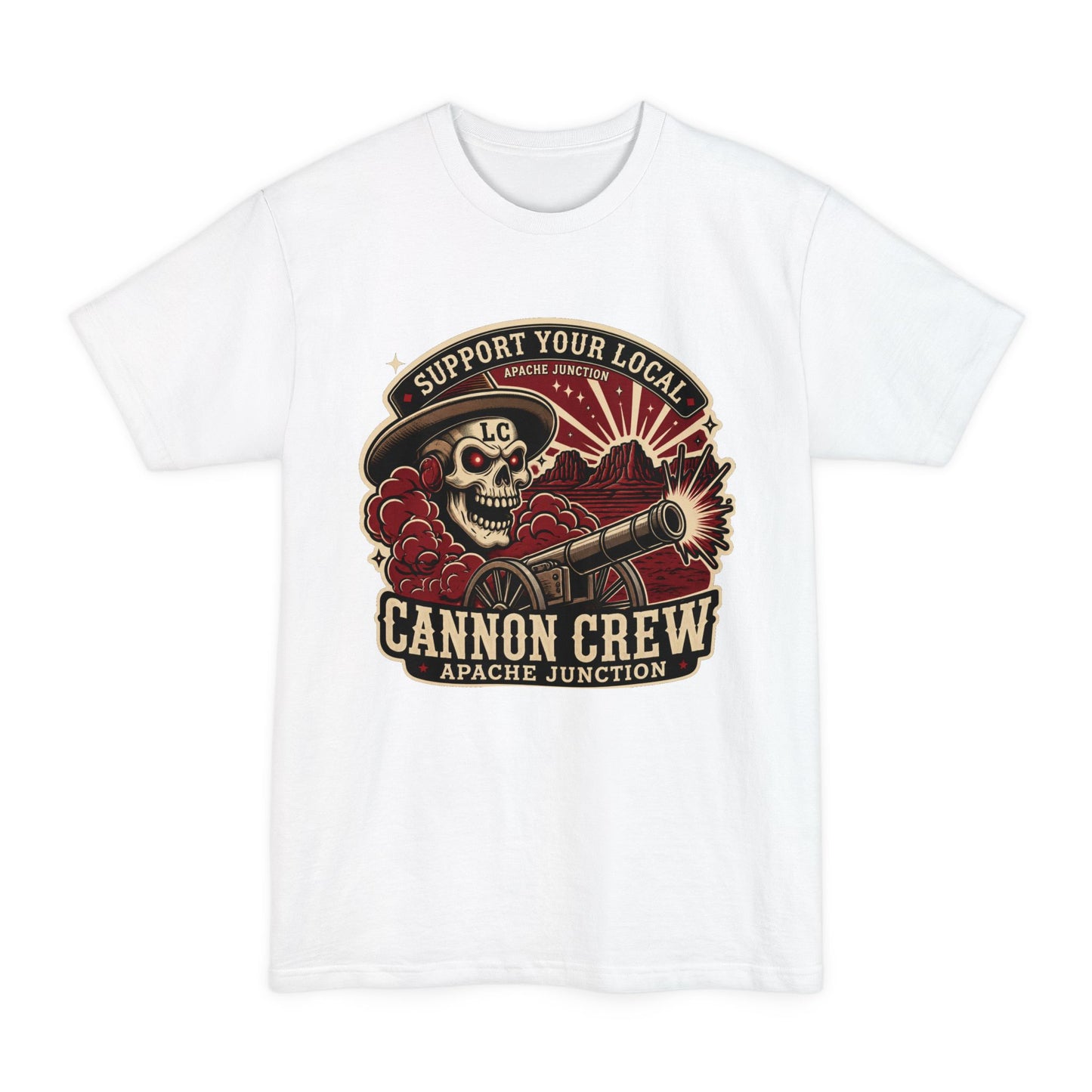 Cannon Crew Apache Junction Skull Cannon T‑Shirt (Beefy Sizes)