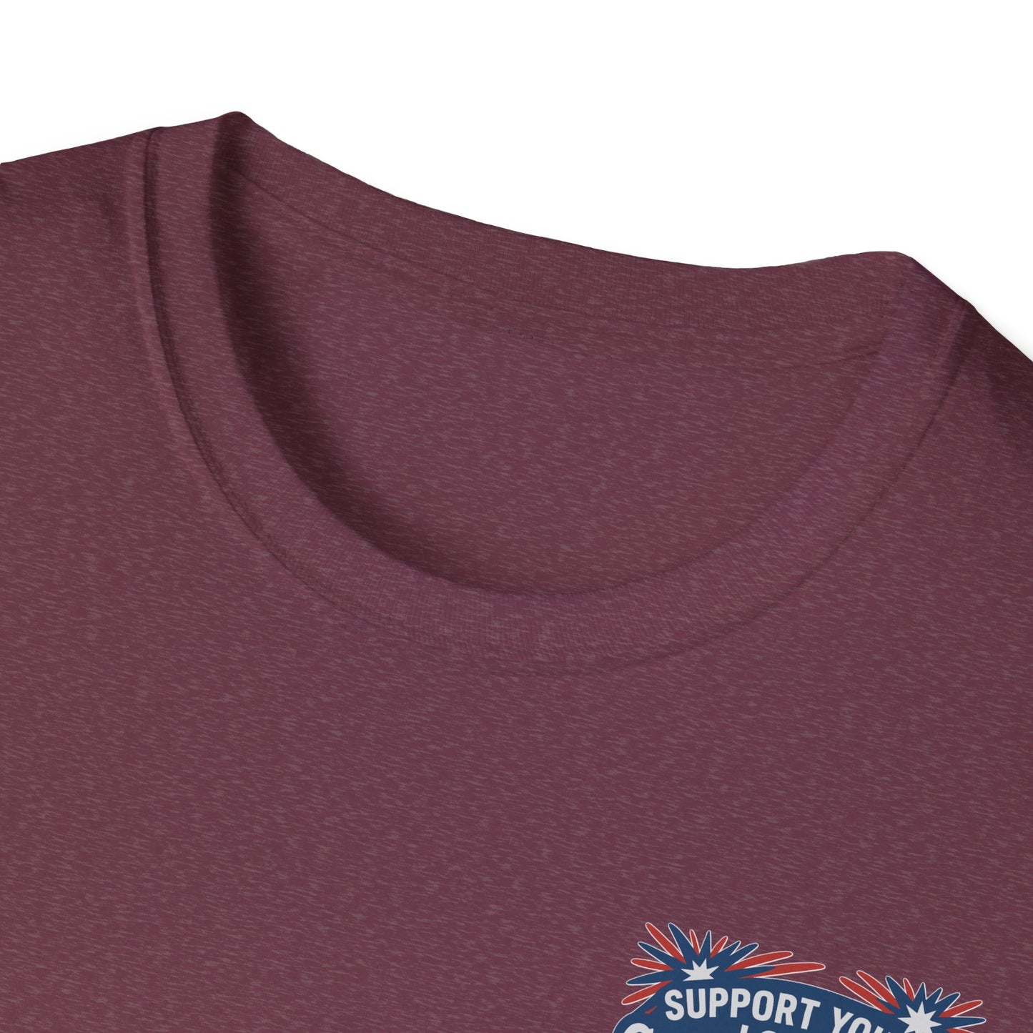 Support Your Local Cannon Crew Unisex Softstyle T-Shirt - Casual Graphic Tee for Events & Celebrations