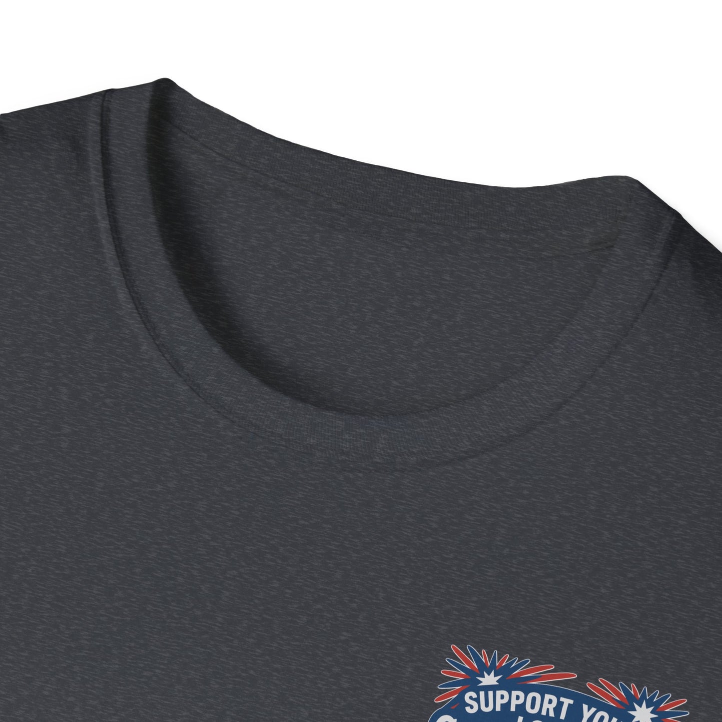 Support Your Local Cannon Crew Unisex Softstyle T-Shirt - Casual Graphic Tee for Events & Celebrations