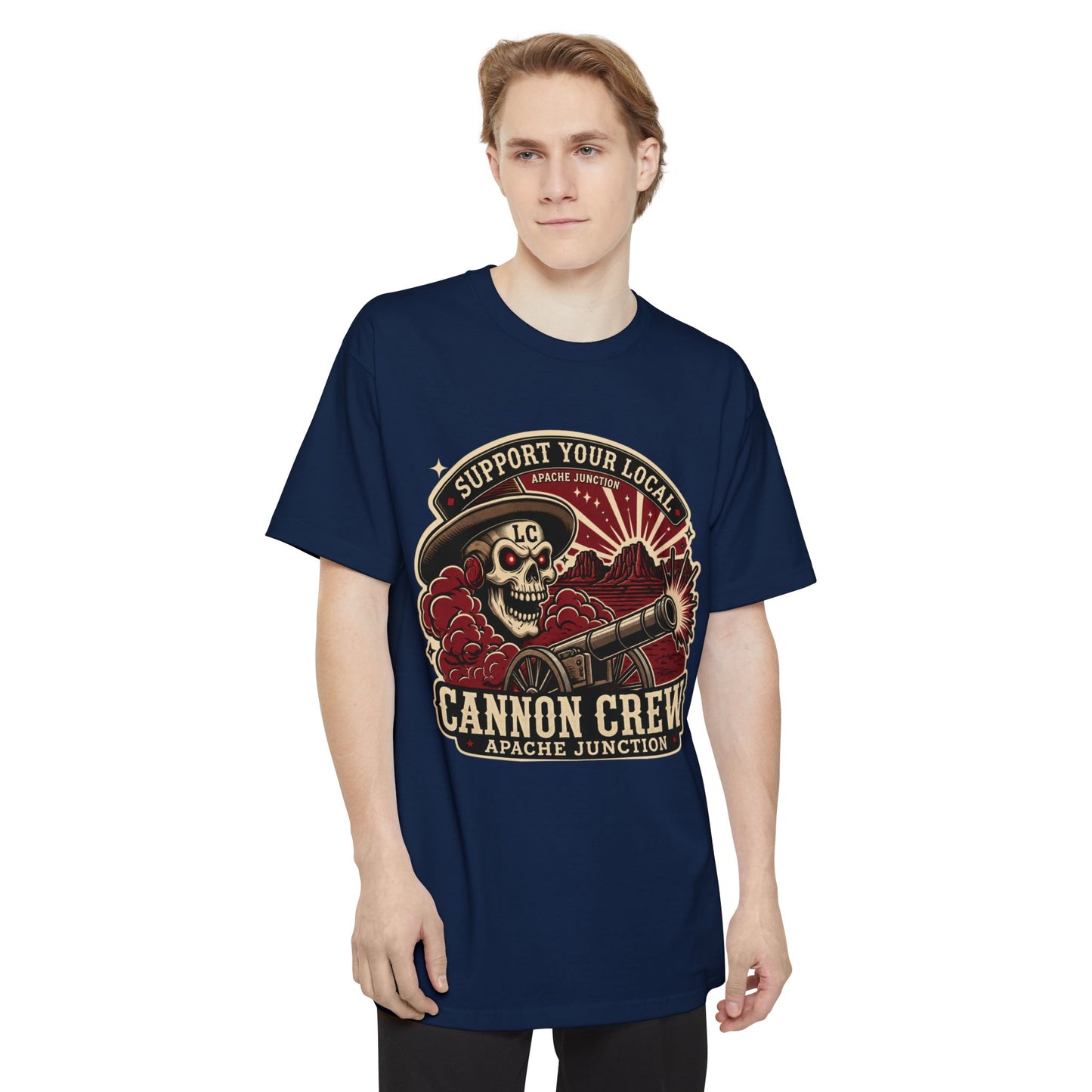 Cannon Crew Apache Junction Skull Cannon T‑Shirt (Beefy Sizes)