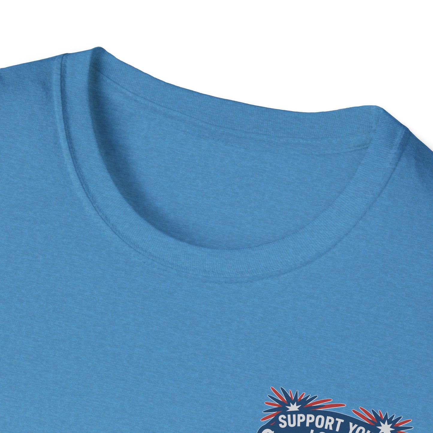 Support Your Local Cannon Crew Unisex Softstyle T-Shirt - Casual Graphic Tee for Events & Celebrations