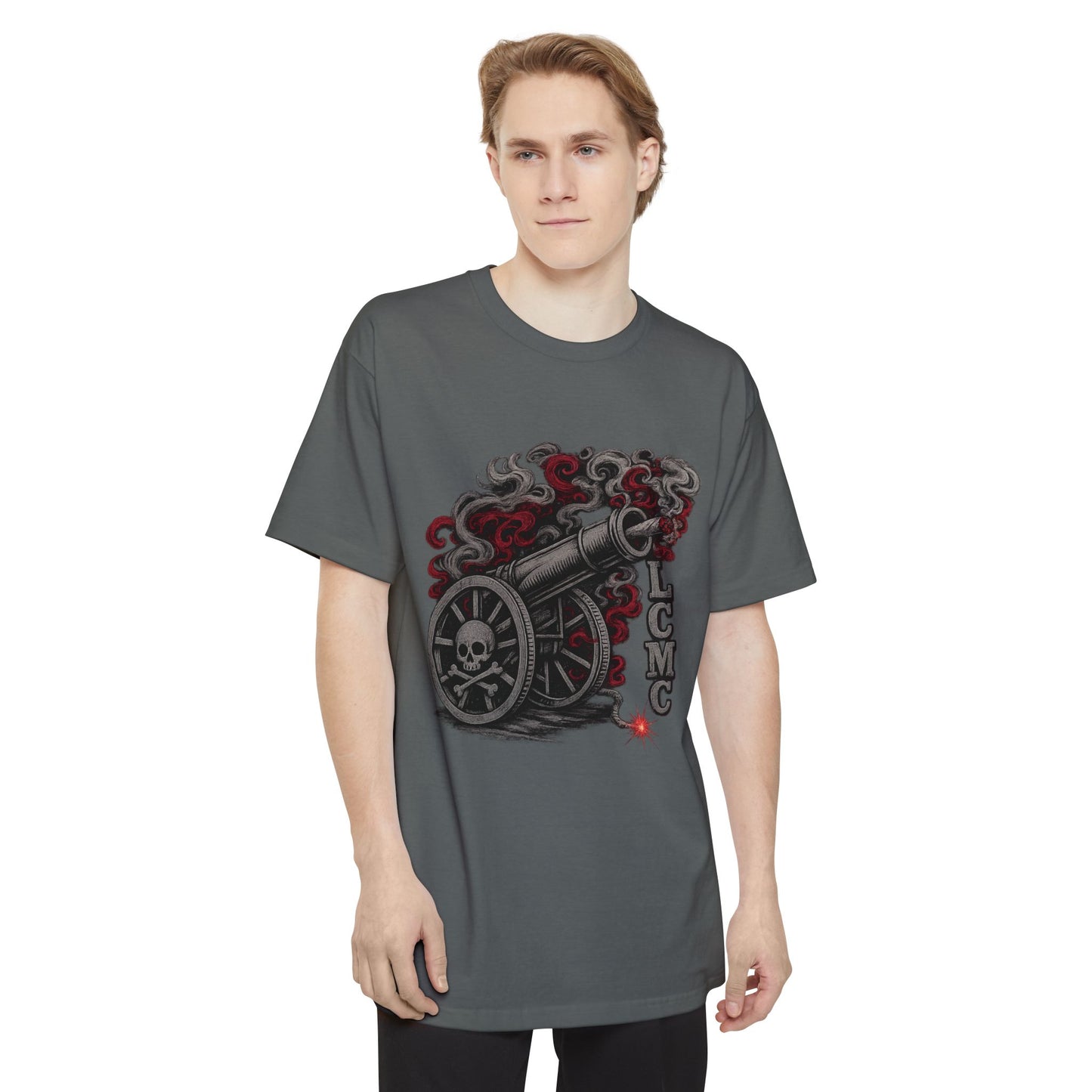 LCMC Cannon Graphic T-Shirt — Smokin' (Beefy Sizes)