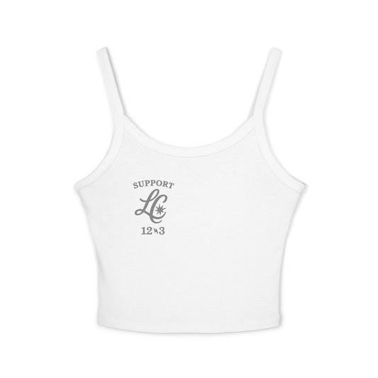 Support LC Women's Spaghetti Strap Tank Top - Casual and Trendy Summer Essential