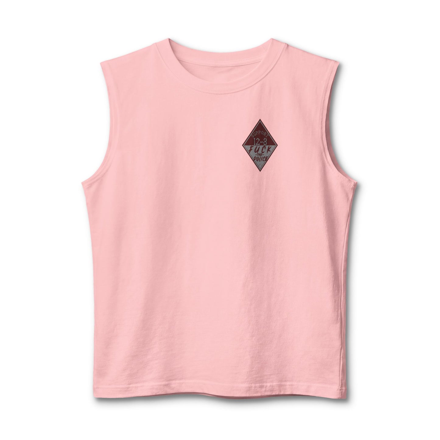 Muscle Tank — "Support 12-3, Fuck the Police" Diamond