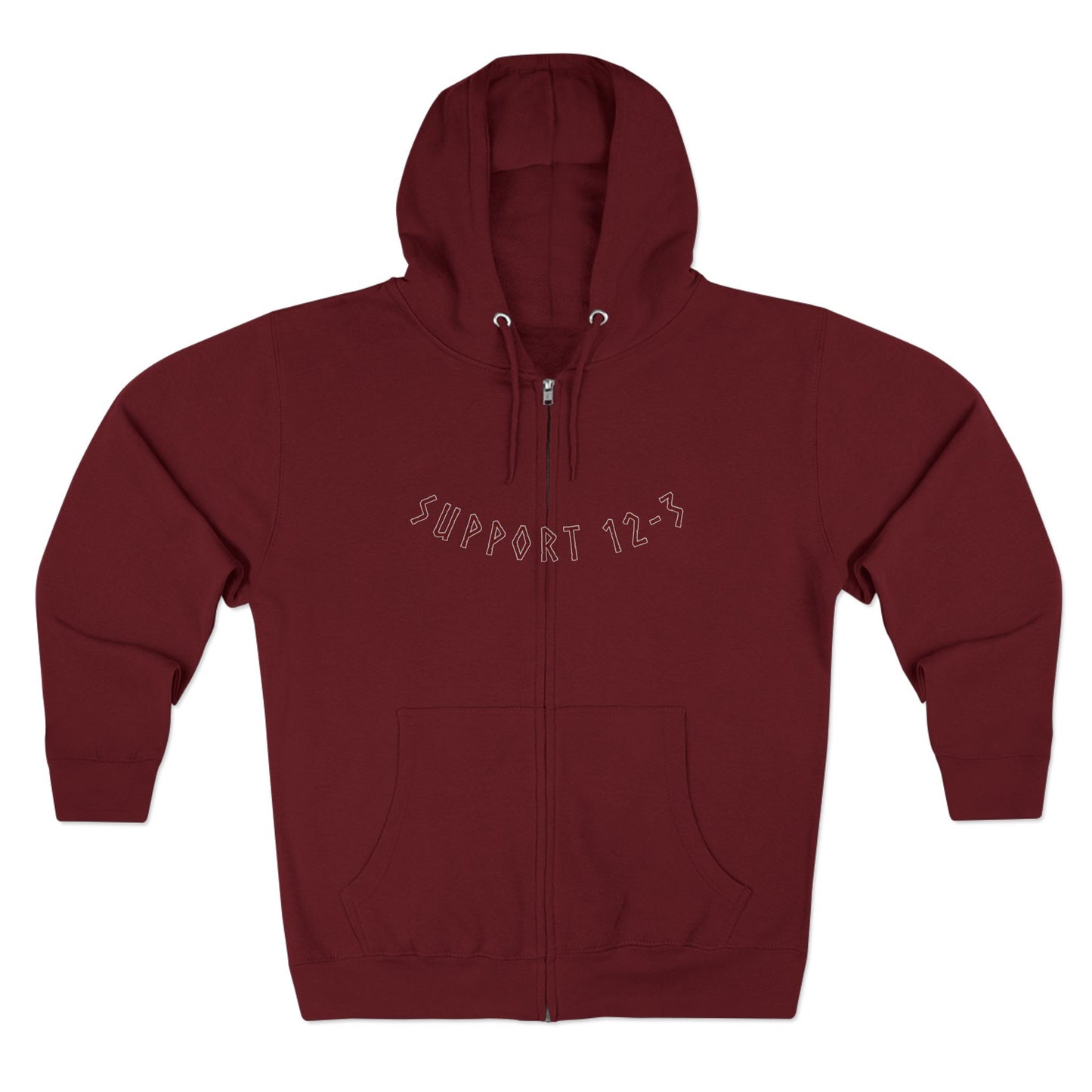 Zip Hoodie — "Support Your Local Cannon Crew" Retro Cannon Graphic
