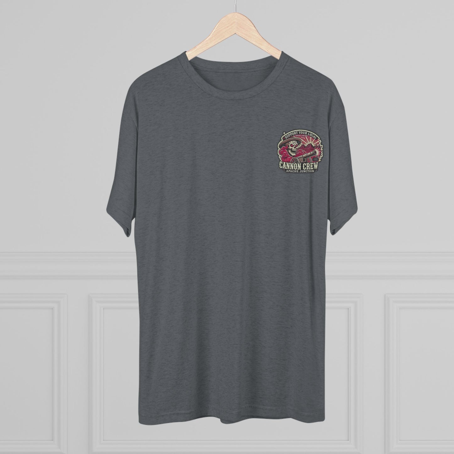 Support Your Local Cannon Crew - Apache Junction - Unisex Tri-Blend Crew Tee