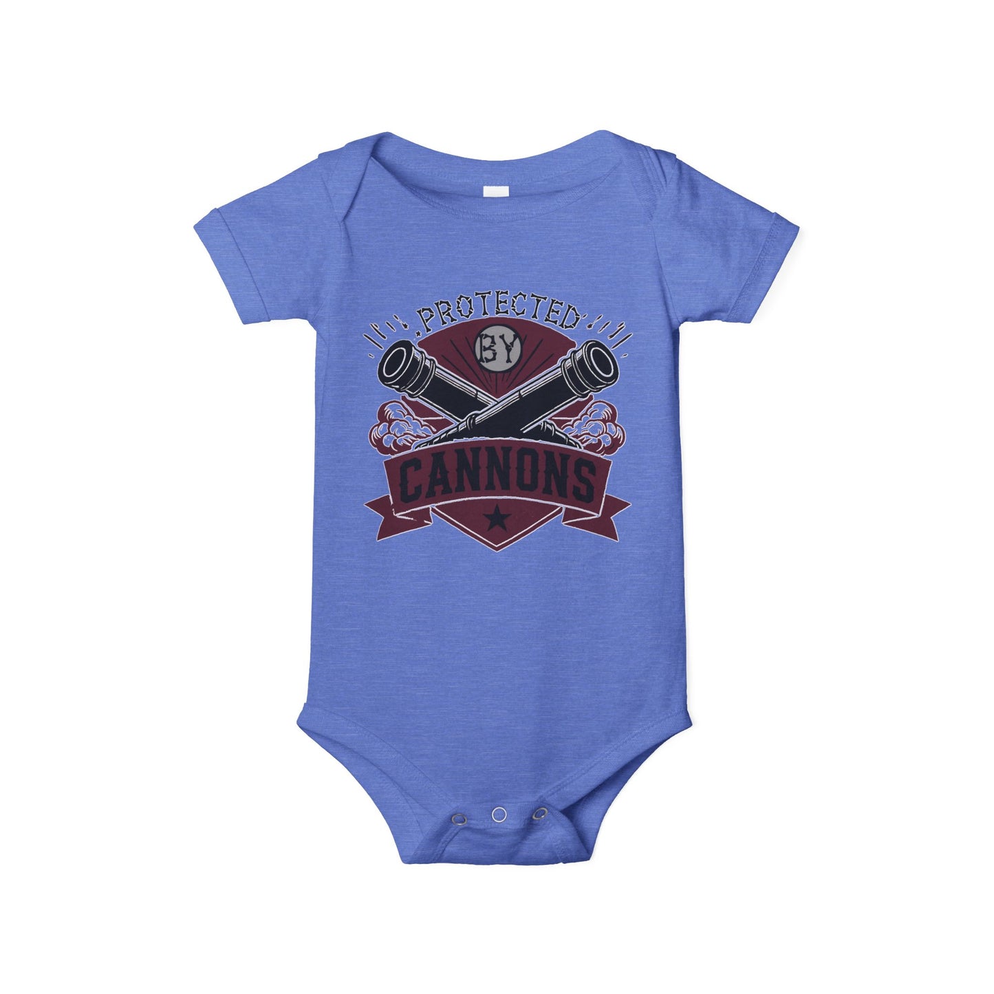 Baby Bodysuit - "Protected by Cannons"