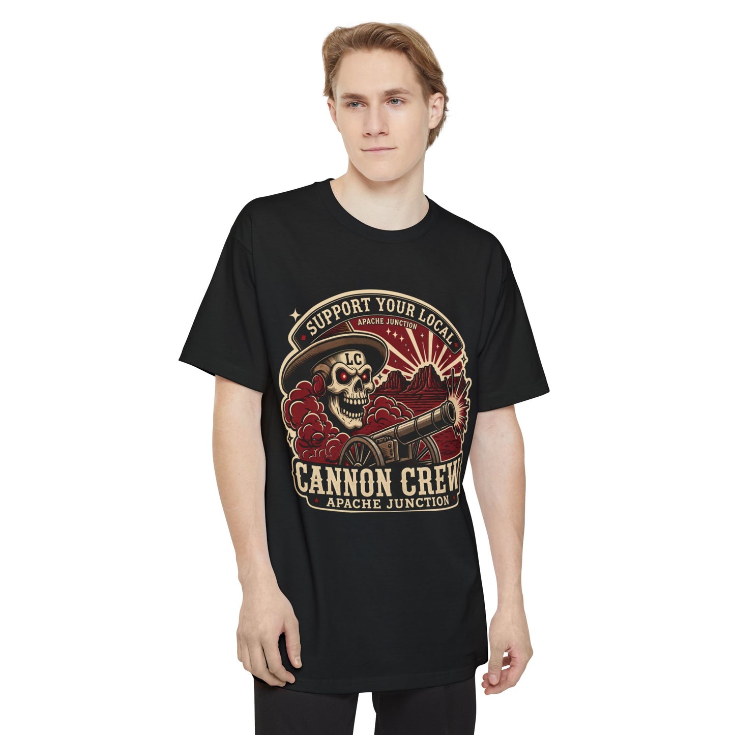 Cannon Crew Apache Junction Skull Cannon T‑Shirt (Beefy Sizes)