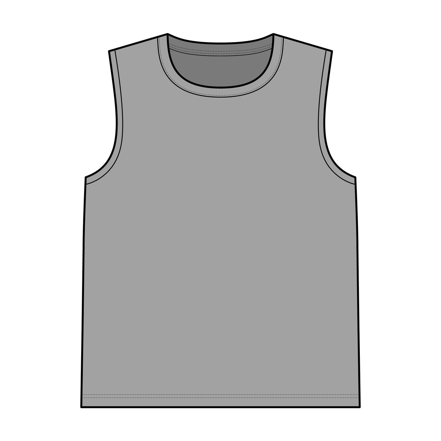 Support LC Muscle Tank — Retro Script Logo Tank Top