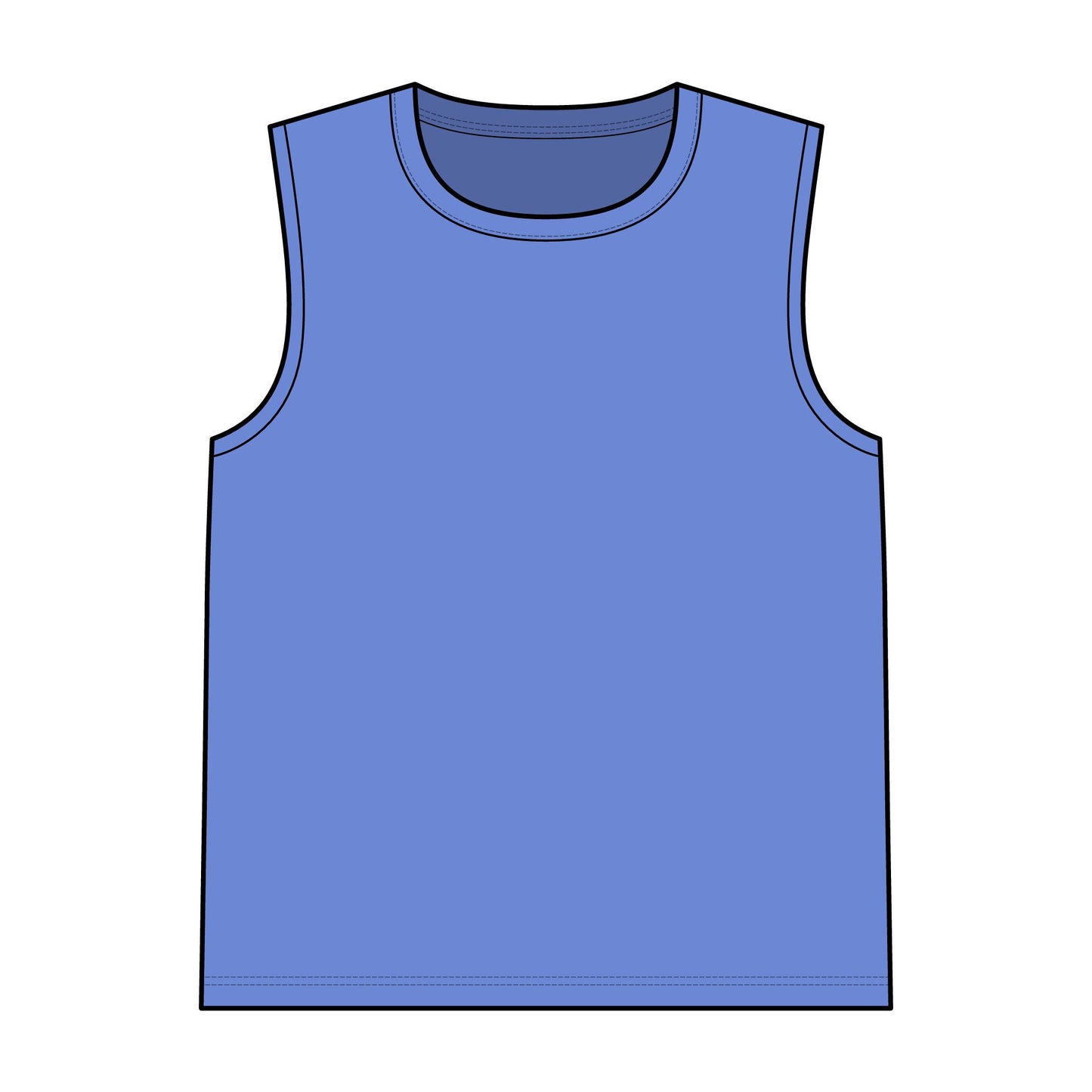 Support LC Muscle Tank — Retro Script Logo Tank Top
