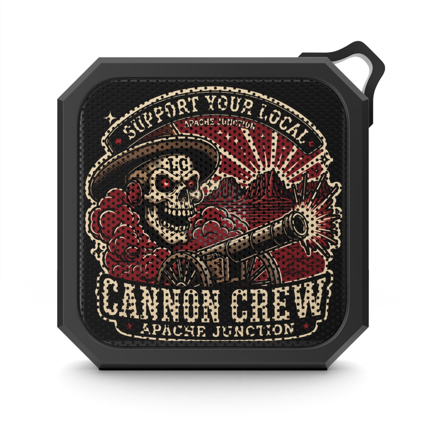 Bluetooth Speaker — 'Cannon Crew' Skull Outdoor Speaker (Support Your Local)