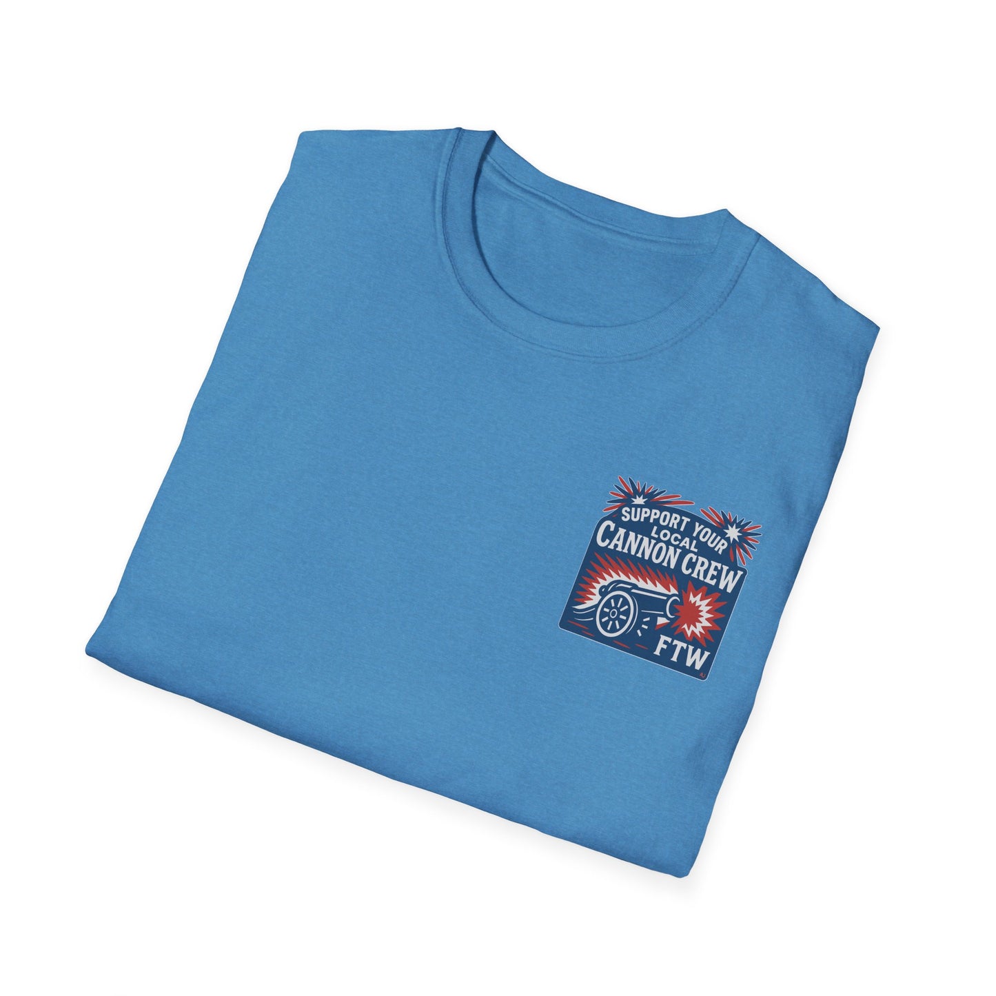 Support Your Local Cannon Crew Unisex Softstyle T-Shirt - Casual Graphic Tee for Events & Celebrations