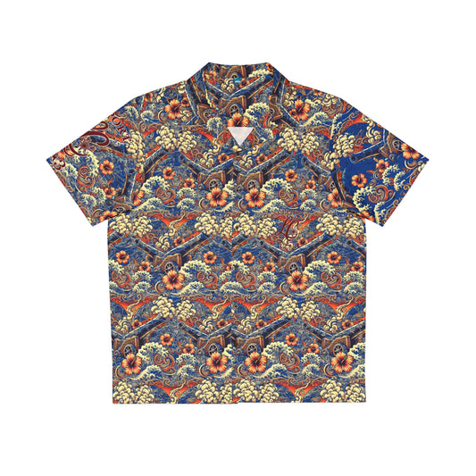 Hawaiian Shirt - Cannons on the beach