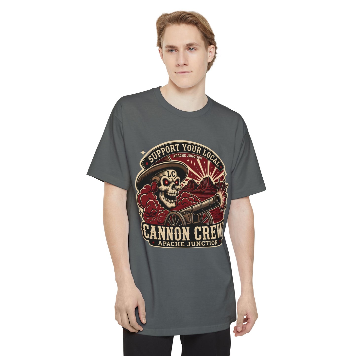 Cannon Crew Apache Junction Skull Cannon T‑Shirt (Beefy Sizes)