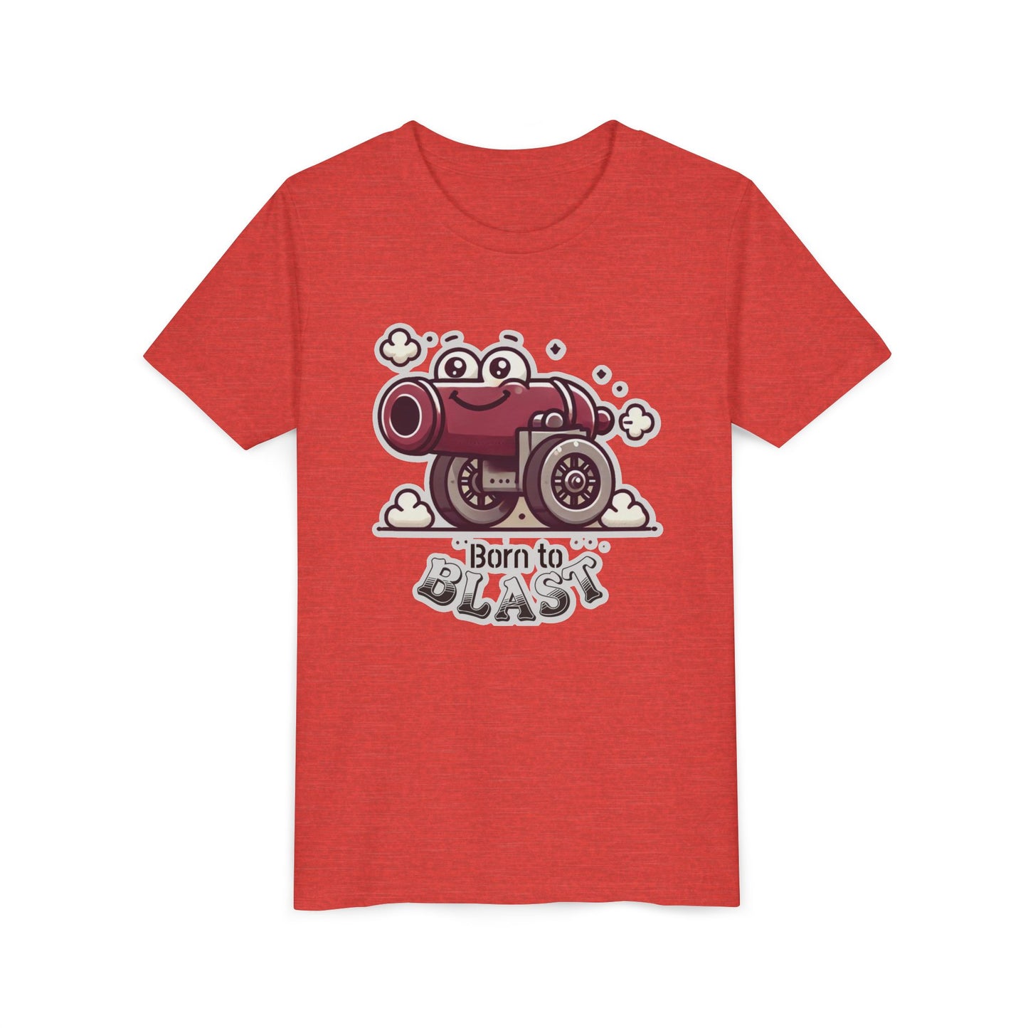 Maroon Cannon Kids Softstyle Tee