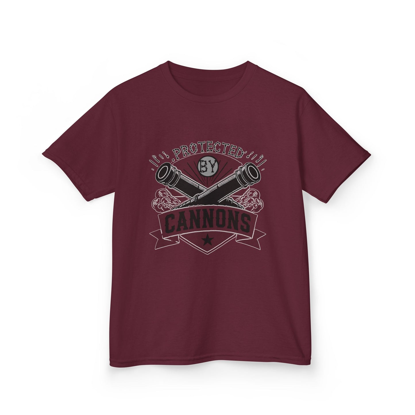Kids Protected by Cannons Graphic Tee