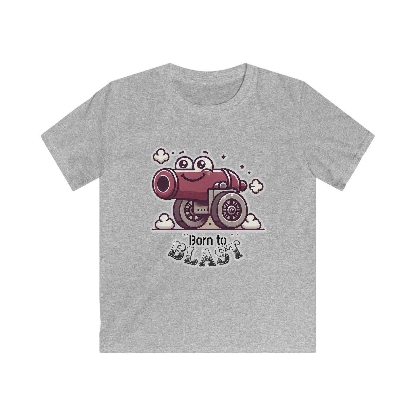 Maroon Cannon Kids Softstyle Tee